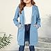 Hoodies For Teen Girls - Fleece Long Zip Up Sweatshirt Jacket, Fall Winter Fashion Outfits, Kids Clothing 5-14 Years Blue girls outfit size 13-14