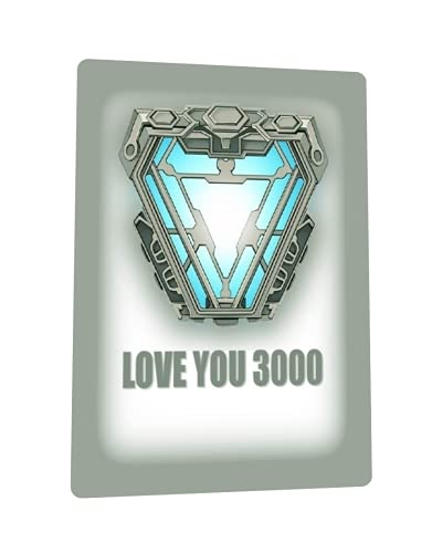 Image of LADY HAWK Iron Man Arc Reactor Poster Miniature Picture with magnetic backing. A Memorable Gift for all his fans. Directly sticks to any Metal Surface. Size 10x7cms Ironman Poster Mini Series (AV59)