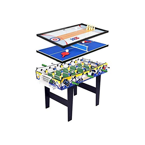 YAMMY Mesa de futbolín, Mesa de Juego de fútbol Moderna para niños y Adultos Mesa de futbolín, Mesa de futbolín de Escritorio para niños máquina de fútbol de Mesa Doble (Juego de fútbol)