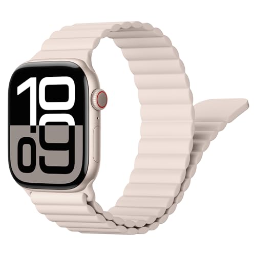 Magnet Sportarmband für Apple Watch Armband 40mm 38mm 41mm 42mm 44mm 45mm 46mm iWatch Band Damen Herren, Sport Loop Silikon Apfelband Armbänder für Apple Watch Series 10 9 8 7 6 5 4 3 SE Ultra/2 49mm Magnet Sportarmband für Apple Watch Armband 40mm 38mm 41mm 42mm 44mm 45mm 46mm iWatch Band Damen Herren, Sport Loop Silikon Apfelband Armbänder für Apple Watch Series 10 9 8 7 6 5 4 3 SE Ultra/2 49mm