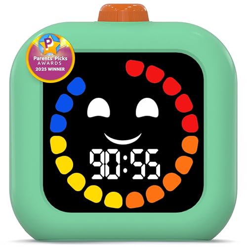 Digital Visual Timer for Kids - Rechargeable 99-Min Countdown for Focus, Transitions & Routines - Ideal for ADHD, Autism & Daily Use at Home, Therapy or Classroom