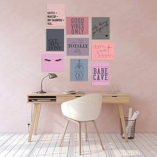 Nine Dorm Room Wall Prints - Set of 9 Posters