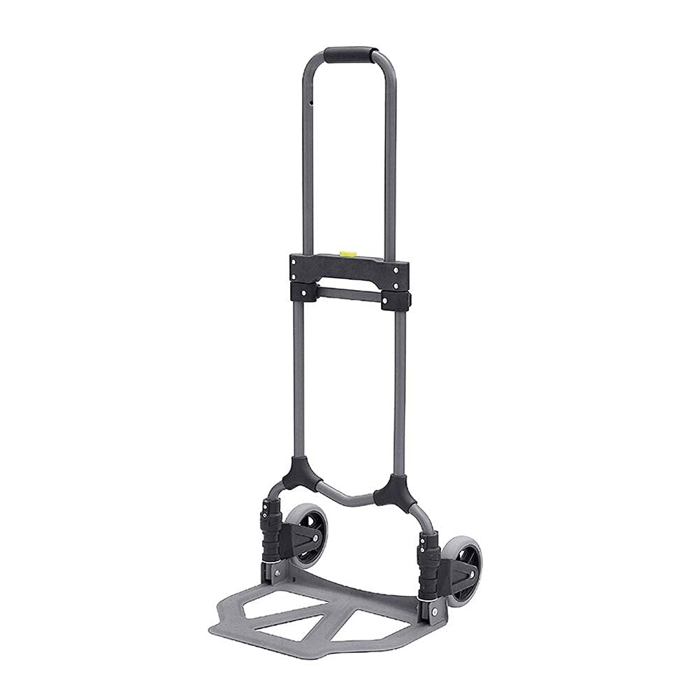 DXDXZDXLUF Trolley-Collapsible Trolley cart Folding Household Portable Travel Trailer Pull Cargo Trolley car Silent