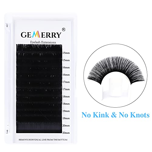 Easy Fan Volume Lash Extensions, C Curl 0.05Mm Lash Extension Supplies 15-20Mm Mixed Tray Rapid Blooming 2D 3D 4D 5D 6D 8D Silk Natural Individual Long Lashes (0.05-C Curl-Mix 15-20Mm) #TOP1
