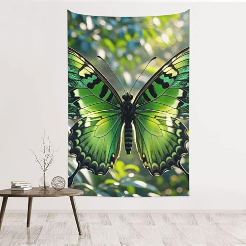 Tapisserie murale libellule en velours premium pour salon moderne