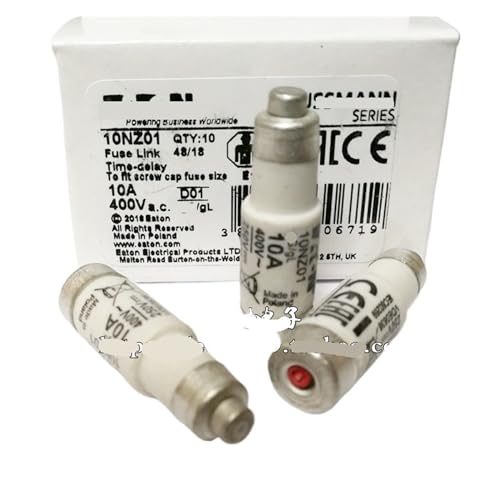 Fusible 10NZ01 10A 400V gL Neozed - Lot de 3 pièces pour tableau électrique