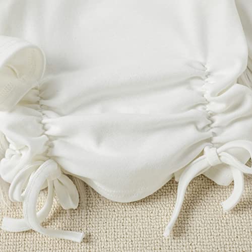 Camiseta infantil infantil bebê meninas manga longa fora do ombro com cordão calças leggings de cour