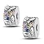 2PCS Butterfly Fixed Clip Bead Charm