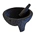 10 inch molcajete 25cm diameter handmade mexican mortar volcanic stone