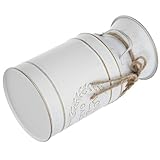 Jarrón para arreglos : adecuado para decorar su oficina, balcón, sala de estar, etc., útil y práctico, le brinda una buena experiencia visual, cubo para arreglos