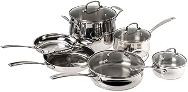 Cuisinart 84-10W 10 Pc. PROFILE Stainless Cookware Set
