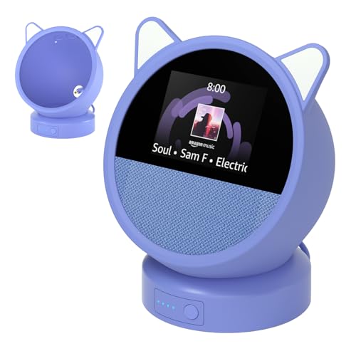 Liboer Battery Base for Spot 5200 mAh Ec/ho Spot Portable Battery Base Not Including spot Speaker(Blue)