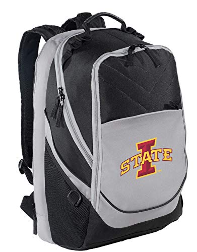 Image of Broad Bay Iowa State Cyclones Backpack | Official ISU Cyclones Logo, Padded Laptop Computer Section, Premium 600 Denier Nylon Fabric,
