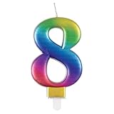 Combine con otras velas numéricas para crear un número personalizado