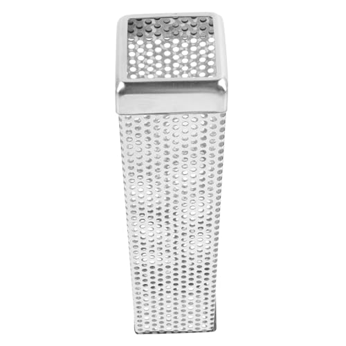BEBEMOKO Boîte à Fumoir Inox Pour Barbecue Fumoir à Copeaux De Bois 25 Cm Boîte à Griller Pour Fumage Extérieur Générateur De Fumée Uniforme Et Solide