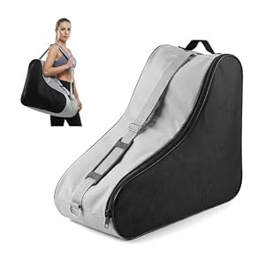 Rollschuhe Tasche, Schlittschuhtasche mit Verstellbarem Trageriemen