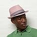 DASMARCA Jordan Summer Crushable Lightweaight Trilby Hat for Men and Women - Blush S
