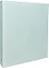 Aurora GB PROformance Binder, 1 Inch Round Ring, 8 1/2 x 11 Inch Size, Turquoise, Croc Embossed, , Recyclable, Made in USA (AUA80150)