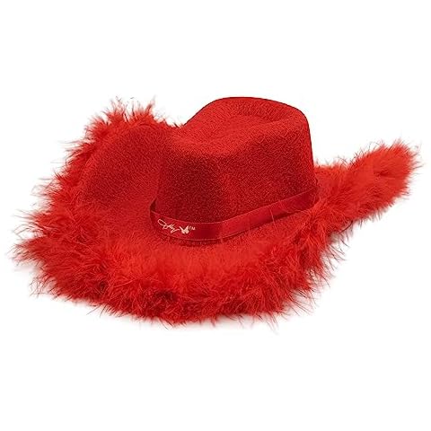 Doggy Parton Fur Trimmed and Rhinestone Cowboy Hats for Dogs - L/XL Cover