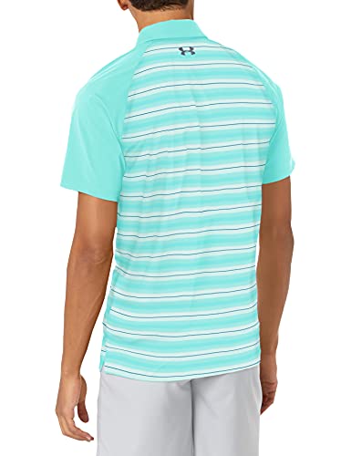 Image of Under Armour Men's UA Threadborne Boundless Polo MD Blue