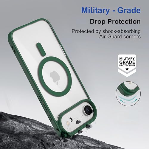 Image of amazon basics Back Case Cover for iPhone 17 Air | Scratch-Resistant Back Cover | Forest Green