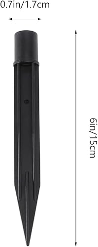 Miniatura 2 de Beaupretty Estacas de paisaje, 8 piezas de estacas de plástico para el suelo, luces solares, estacas de borde de paisaje, estacas resistentes a los