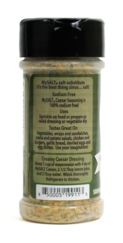 Image of MySALT Caesar Seasoning and Salad Dressing Mix - Sodium-Free - Very Low Potassium