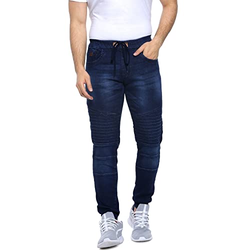 Image of CAHOOT Men's Denim Jeans for Regular Wear | Denim Fabric | Slim Fit | Jeans Crafted with Comfort Fit and High-Performance for Everyday Casual Wear