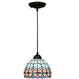 Odziezet Tiffany Colgante de Luz Vendimia Diseño Sala Comedor Veranda Mediterráneo Corredor...