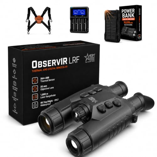 AGM ObservIR LRF 35-384 Thermal & Digital Day/Night Vision Binoculars