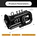 PAMPET DOLPHIN Pocket Trumpet Plastic Bb Trumpet Standard Trumpets for Student Beginner Bb Trumpets Instrument (Black)