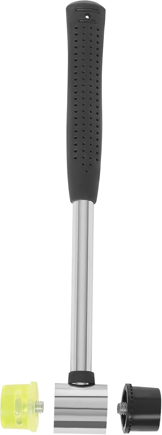 Dent Repair Tool, Car Dent Repair Kit, Car Dent Removal Tool Kit, Stainless Steel Tap Down Pen Rubber Hammer, for Auto Body DIY Dent Fix
