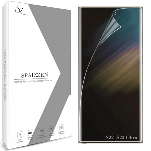 Image of Premium Acrylic Screen Protector /Guard Compatible for Samsung Galaxy S22 Ultra 5G / S23 Ultra 5G (Transparent) with Soft Flexible Clear Membrane, Pack of 1