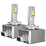 RIDENOW d3s Bulbs,Super Bright 6500K Cool White with Cooling Fan, IP68 Waterproof, Pack of 2