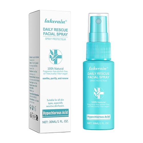 Hypochlorous Acid Spray Face, Daily Res-cue Facial Spray, 30ml Soothing Facial Spray Face Toner, Hydrating Face Mist, Skin Renew Toner, Skin Care Products for Sensitive Skin, All Skin Types