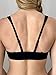 Fashion First Aid Luxury Wide Bra Strap, Black, 1 Pair Low Stretch