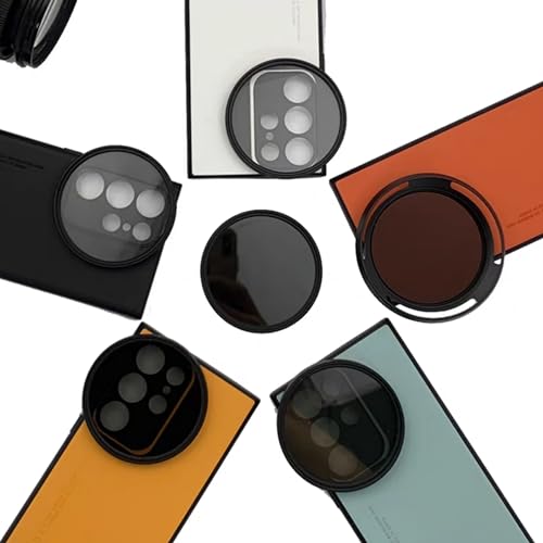 Image of GetZget Nd Filters Lens Compatible with Samsung Galaxy S23 /24 /25 Ultra, Vivo X100 /200 Pro, Xiaomi 14 Ultra Phone case, DSLR Camera (ND2-ND400 Filter, 67mm)