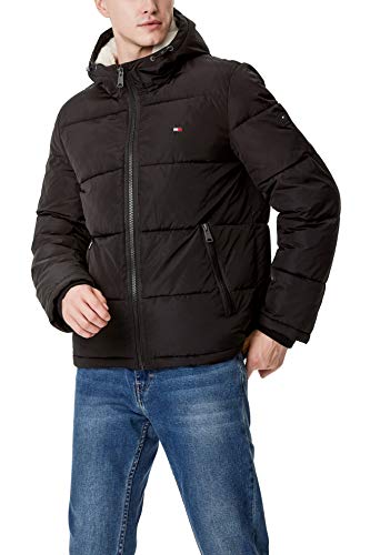 Image of Tommy Hilfiger Men's Classic Hooded Puffer Jacket (Standard and Big & Tall)