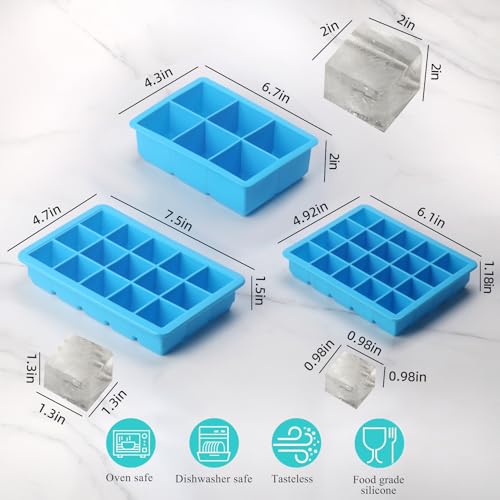 Moldes de silicona para congelar alimentos 6 piezas miniatura 2