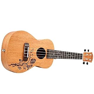 Ukelele Soprano Ukulele Beginner Pack 23 inch Basswood Kids Ukuleles Starter Kit with Musical Instrument Ukulele Little Guitar 23 inch Mahogany Panel Flower Rattan Style - Les Beatles, Paul McCartney, John Lennon, RIngo Starr, George Harrison