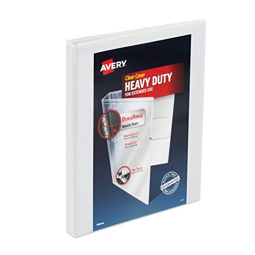 Avery Heavy Duty View 3 Ring Binder, 0.5