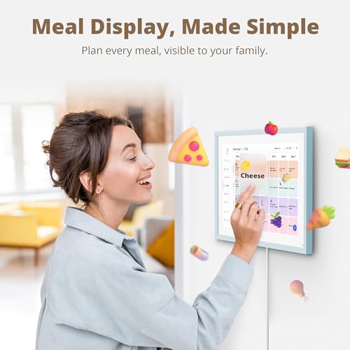 Image of Dragon Touch 10.1-inch Digital Calendar Wall & Desk Chore Chart with Dual Swappable Snap Frames Smart Family Planner, Digital Picture Frame for Mom, Women, Christmas & Weddings