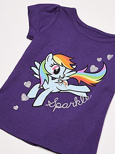My Little Pony Girls' MLP Sparkle Short-Sleeved Puff Tee2