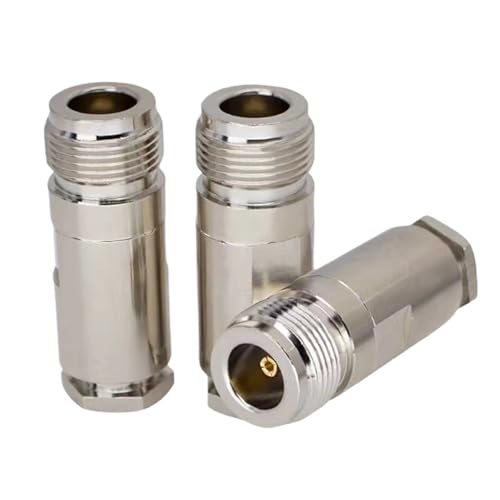Connecteur N femelle premium en laiton pour câble RG6 et LMR300