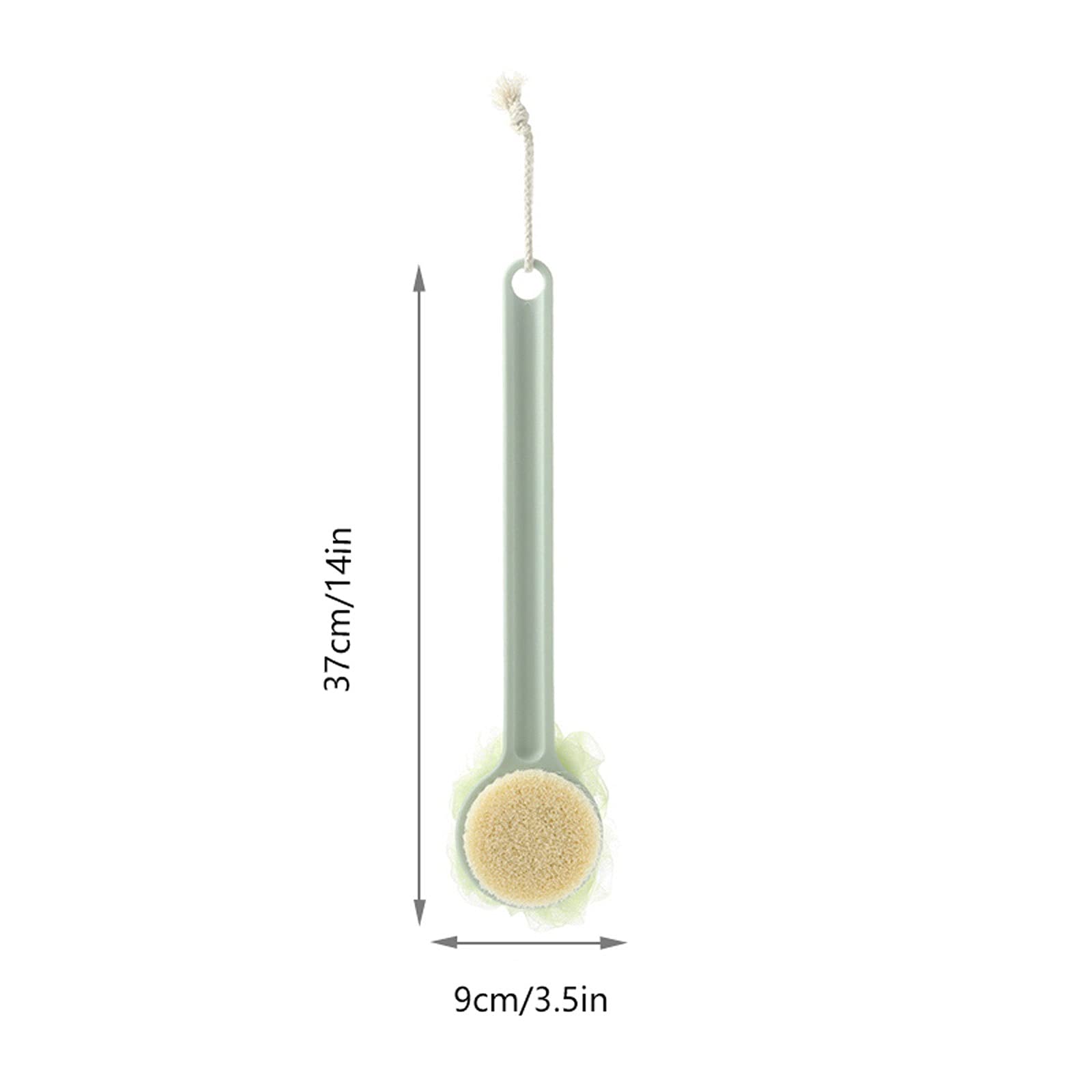 Cepillo de Ducha Cepillo Corporal de Dos Piezas Cerdas Suaves de Mango Largo Exfoliante para la Espalda Artefacto para el Cuerpo Cepillo para el baño para la Espalda Cepillo para el baño de