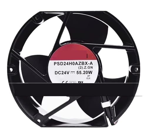 Ventilateur PSD24H0AZBX-A résout la surchauffe des machines industrielles 24V 55W