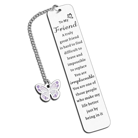 Best Friend Bookmarks Gifts for Women, Gifts for Best Friend, Galentines Day Gifts for Friends, Valentine's Day Gifts for Friend, Sentimental Bookmark for Women, Long Distance Graduation Gifts for Her Cover