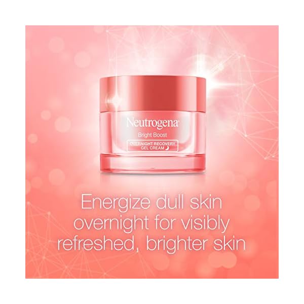 Neutrogena-Bright-Boost-Overnight-Recovery-Gel-Cream-with-Neoglucosamine-Brightening-Nighttime-Moisturizer-Oil-Free-Non-Comedogenic-17-oz Neutrogena Bright Boost Overnight Recovery Gel Cream with Neoglucosamine, Brightening Nighttime Moisturizer, Oil-Free & Non-Comedogenic, 1.7 oz
