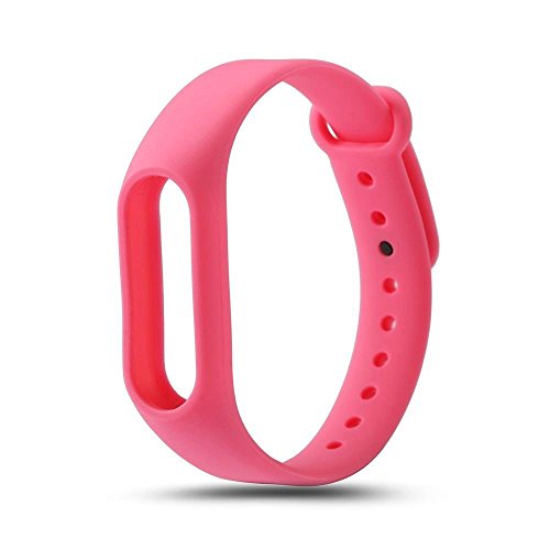 Pulseira Extra para Mi Band 2 Colorida e Película, Rosa