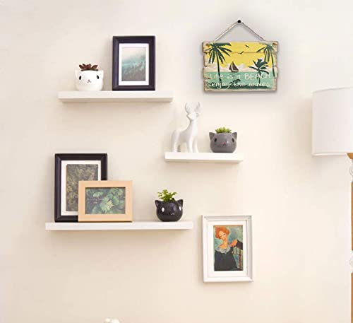 Wood Beach Decor Bathroom Wall Decor of Beach Sign Plaque Beach Wall Decor Bathroom Beach Decor Size 8x12 Inches Wall Decorations - Image 6